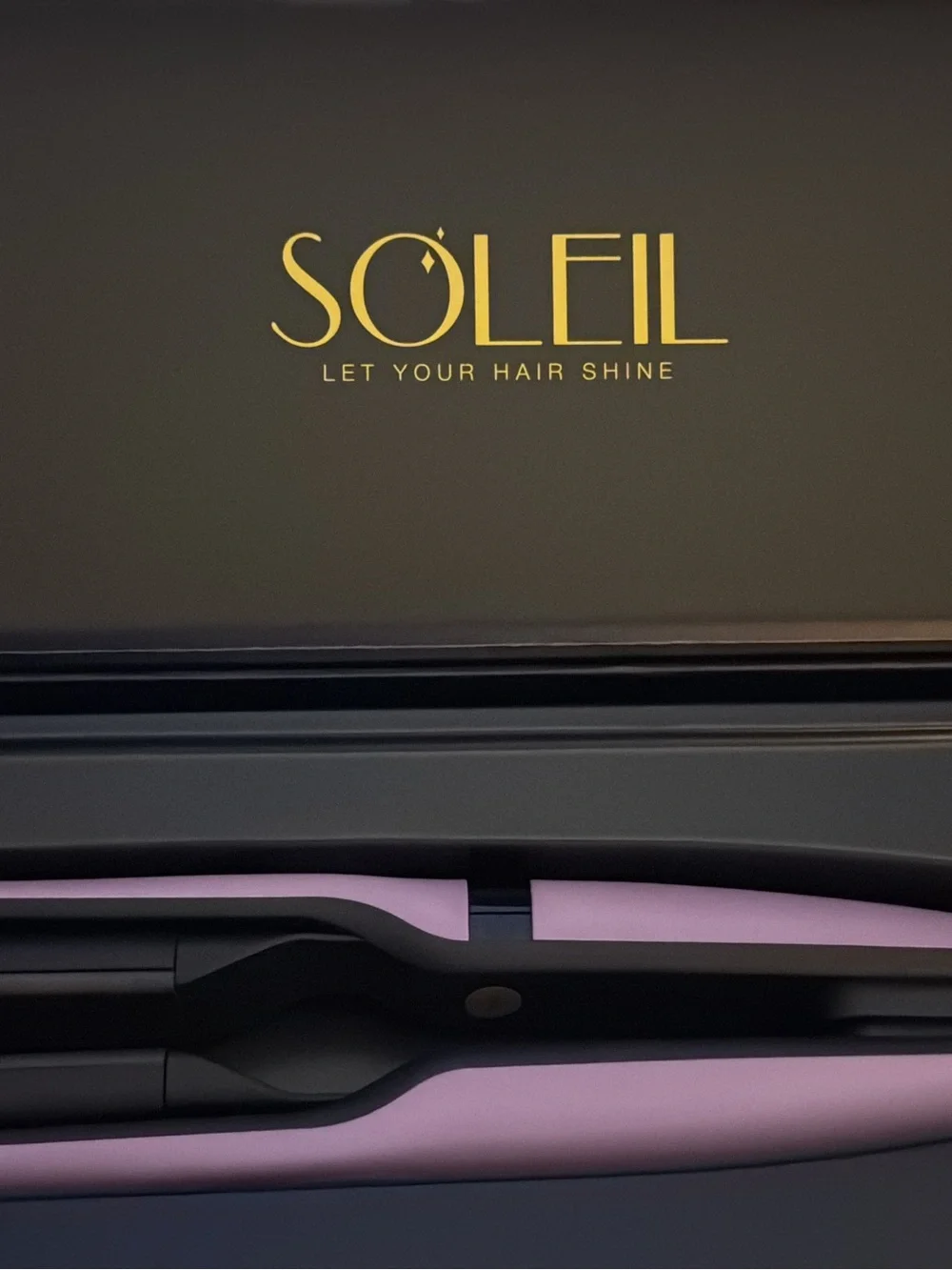 Purple Hair Straightener - Sleek Home Styling Tool